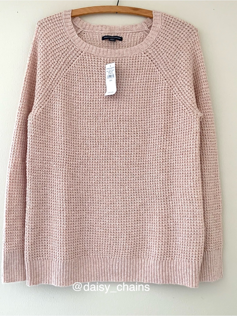 American Eagle Waffle Knit Sweater